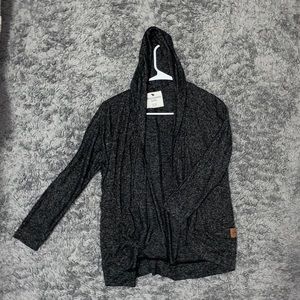 Abercrombie Kids || soft black/grey cardagin